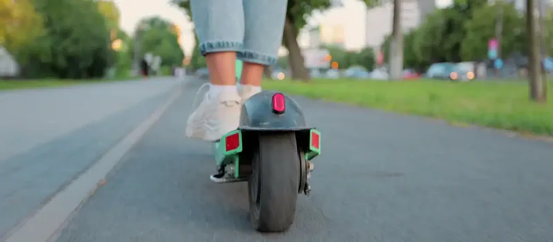 Scooter accident representation